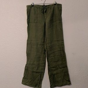 London Jean Green Casual Pants